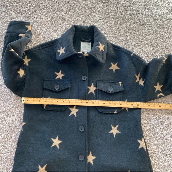 Anthropologie AVEC LES FILLES Starry Knit Shacket Shirt Jacket Sz XS - Picture 12 of 13